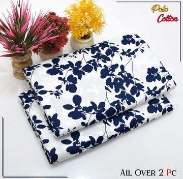 2pc Micro Polo Cotton Unsititched suit -101