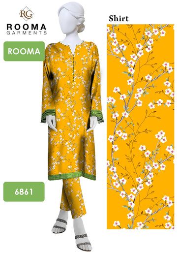 2pc Polo Cotton Unsititched suit -248
