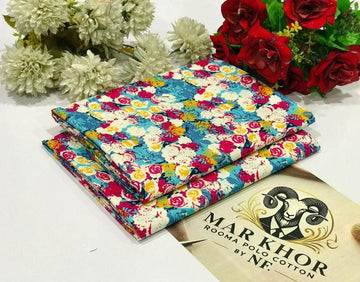 2pc Polo Cotton Unsititched suit -244