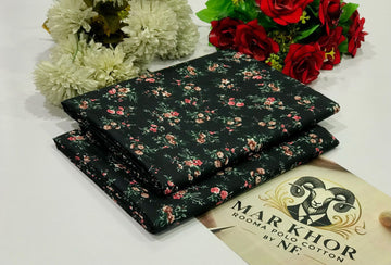 2pc American Cotton Unsititched suit -157